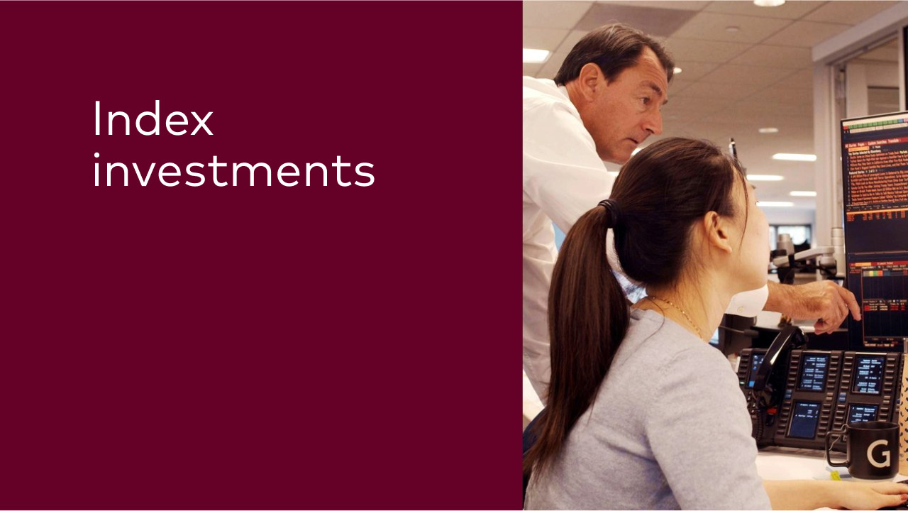 Video or clip - The professionals behind our index mandates
